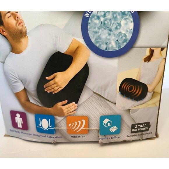 HealthTouch Weighted Massager 4 lb Vibration Battery Operated H-5346-2BK NIB - Picture 3 of 7